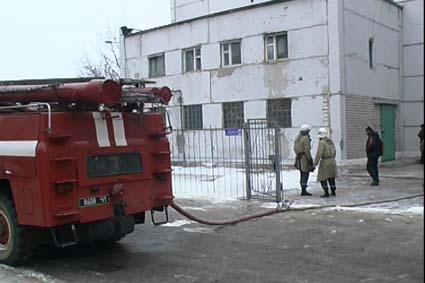 В Ленинском районе горели офисные помещения