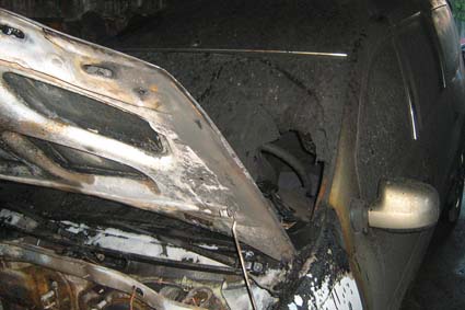 За сутки в Харькове сгорело 5 машин