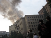 Пожар в университете Каразина