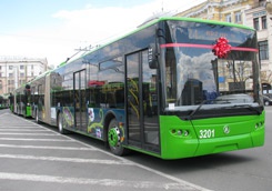 Зеленый транспорт вышел в город