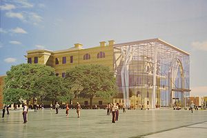 Вход в Исторический музей будет со стороны площади Конституции