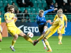 Украинцы обыграли эстонцев - 2:0