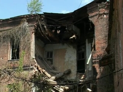 В центре Харькова обвалилась стена жилого дома