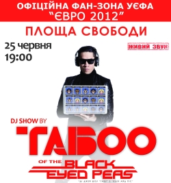 Во время Евро-2012 в Харькове выступит Taboo из Black Eyed Peas