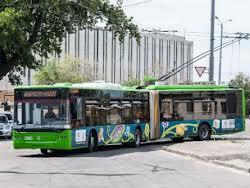 Троллейбусы объезжают часть проспекта Гагарина