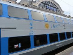 Двухэтажный поезд "Шкода" уже прибыл в Крым для испытаний