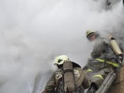 В Харькове во время пожара погиб охранник здания