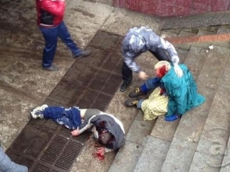 В Харькове ранены 10 евромайдановцев и милиционер