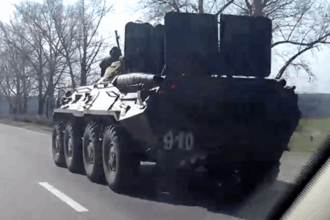 В пяти километрах от Белгорода заметили колонну российских войск