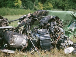 Под Харьковом разбился самолет: пилот в тяжелом состоянии