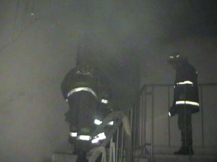 Пожар в 16-этажке на Алексеевке