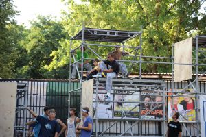 В Харькове прошел фестиваль уличной акробатики и паркура