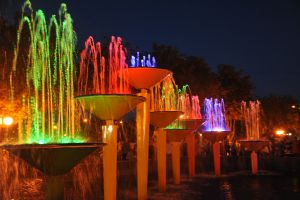 В Харьковe восстановили Олимпийский фонтан и открыли «Поляну сказок»