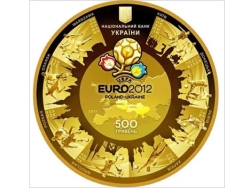1 декабря Нацбанк выпустит 500 г золотую монету к Евро-2012