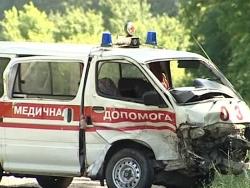 Под Харьковом скорая столкнулась с легковым авто. Погибла молодая женщина