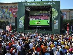 Фан-зону Евро 2012 в Харькове посетили 713 тысяч зрителей