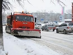 Центр Харькова не расчистили от снега