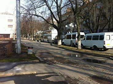 В Полтаве повторили харьковкий сценарий блокады митинга оппозиции