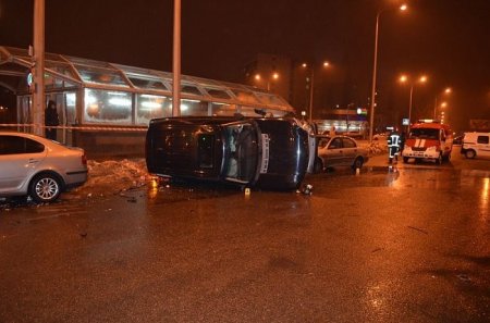 В Харькове пьяный водитель джипа снес шесть авто. ФОТО