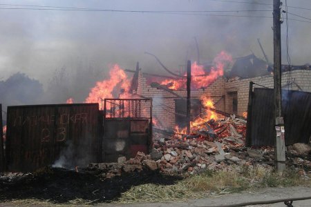 На Основе в Харькове произошел сильный пожар (ФОТО)