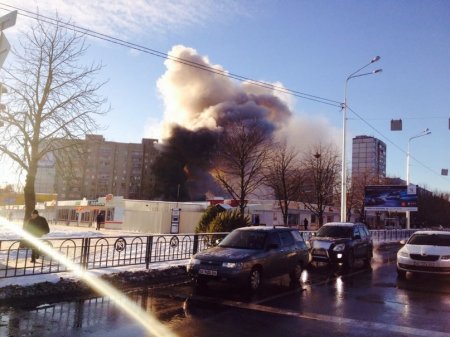 В Харькове на новогодней ярмарке произошел пожар