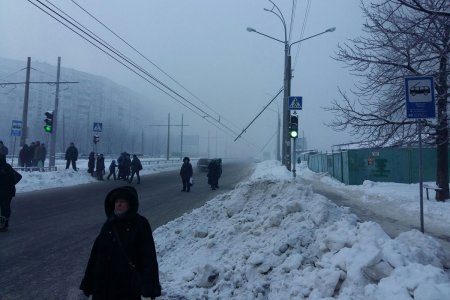 На Алексеевке не ходили троллейбусы (фото)