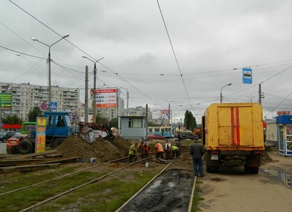В Харькове утренний "дрифт" трамвая (ФОТО)