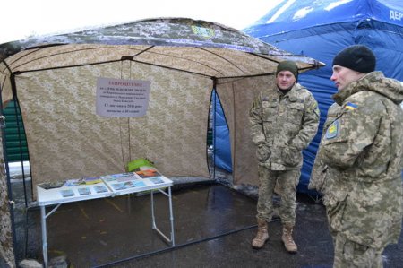 На площади Свободы прошла акция военных (фото)