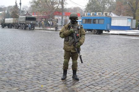 На площади Свободы прошла акция военных (фото)