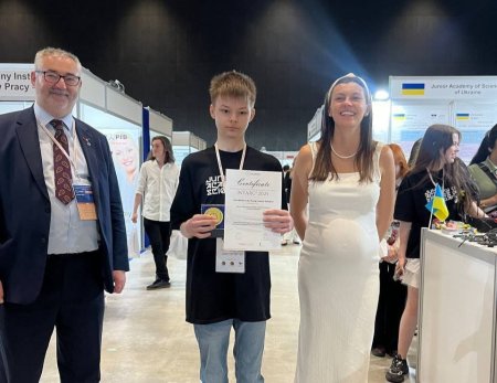 Харківський школяр переміг на Міжнародному ярмарку винаходів та інновацій «INTARG», який проходив у Польщі.
