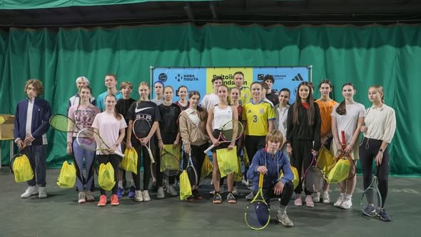 Зірки українського тенісу надихають юних спортсменів у Каразінському університеті