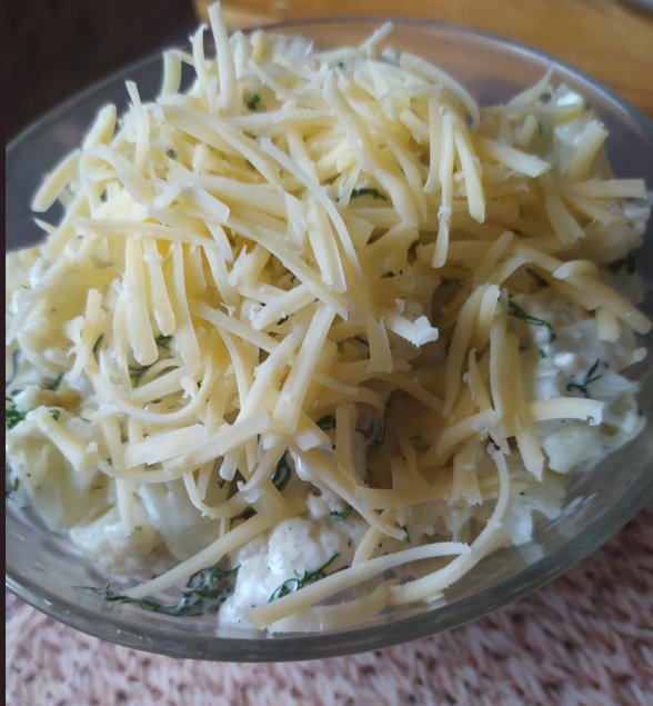 Салат з цвітної капусти