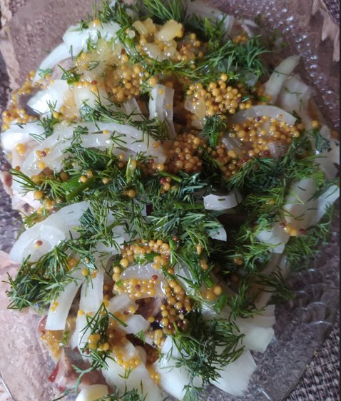 Оселедець у гірчичному соусі