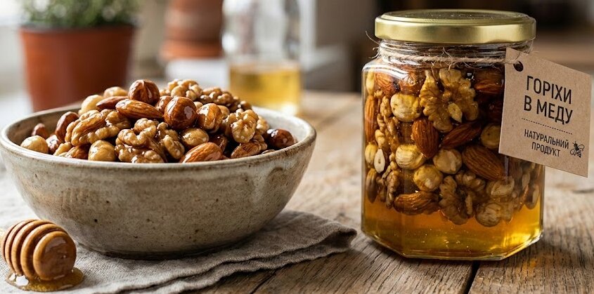Горіхи в меду