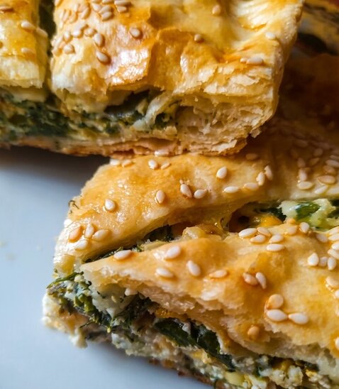 Шпинатний пиріг