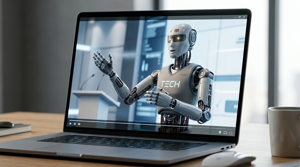 Робот на екрані