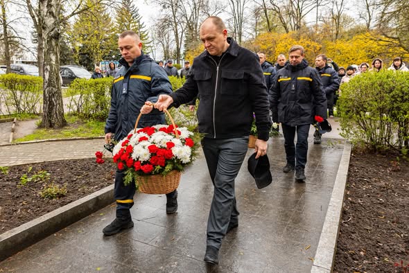 Заходи зі вшанування ліквідаторів аварії на Чорнобильській АЕС.