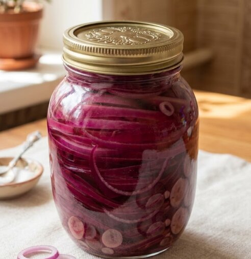 Маринована цибуля.