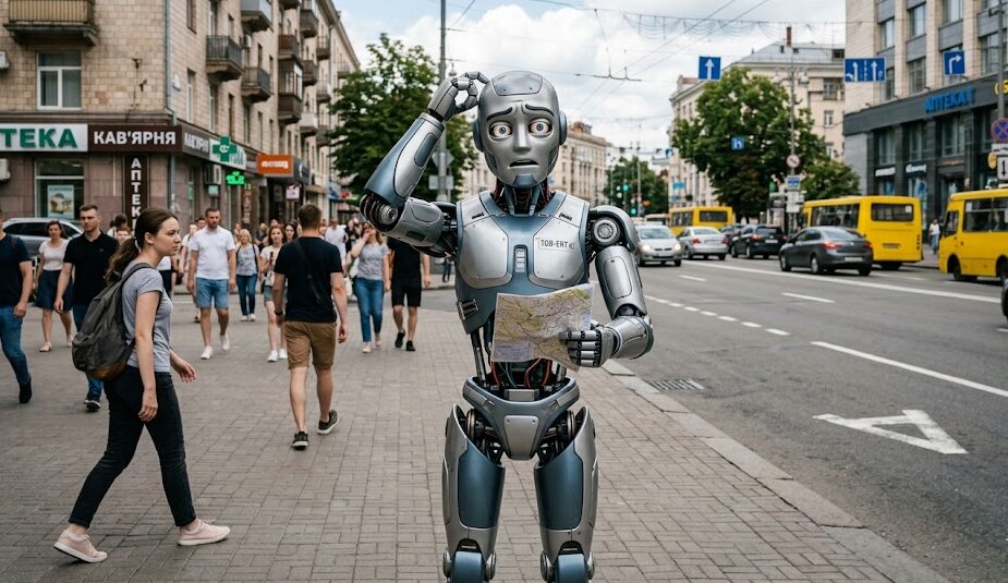 Робот на вулиці