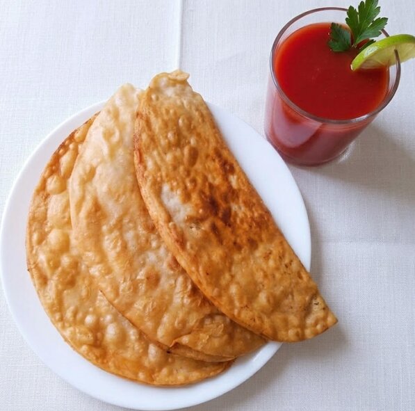 Чебуреки з лаваша