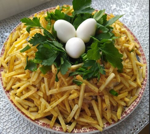 Салат Гніздечко