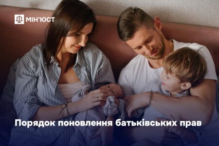 Порядок поновлення батьківських прав.
