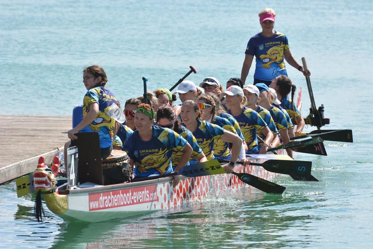 Україна — чемпіон Європи з веслування на човнах «Дракон»!