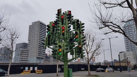 Світлофорне дерево у Лондоні
