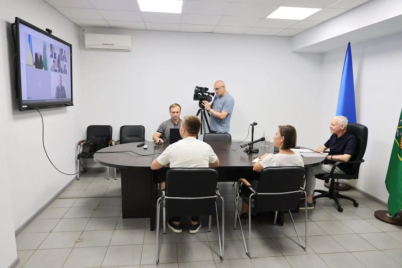 Ігор Терехов та мер угорського Дебрецена Ласло Папп