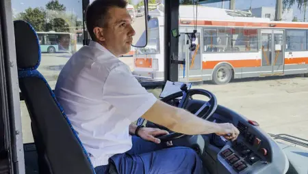 У Харкові пройшла естафета майстерності водіїв тролейбуса.