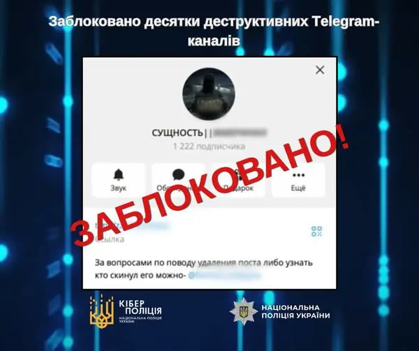 Заблоковано десятки Telegram-каналів за кібербулінг дітей
